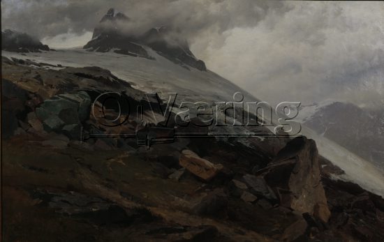 Andreas Disen (1845-1923), 
Size; 90x140 cm, 
Genre: Oil
Location: Private, 
Photo: Per Henrik Petersson